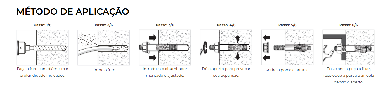 Chumbador de Expansão com Prisioneiro - Imagem 2