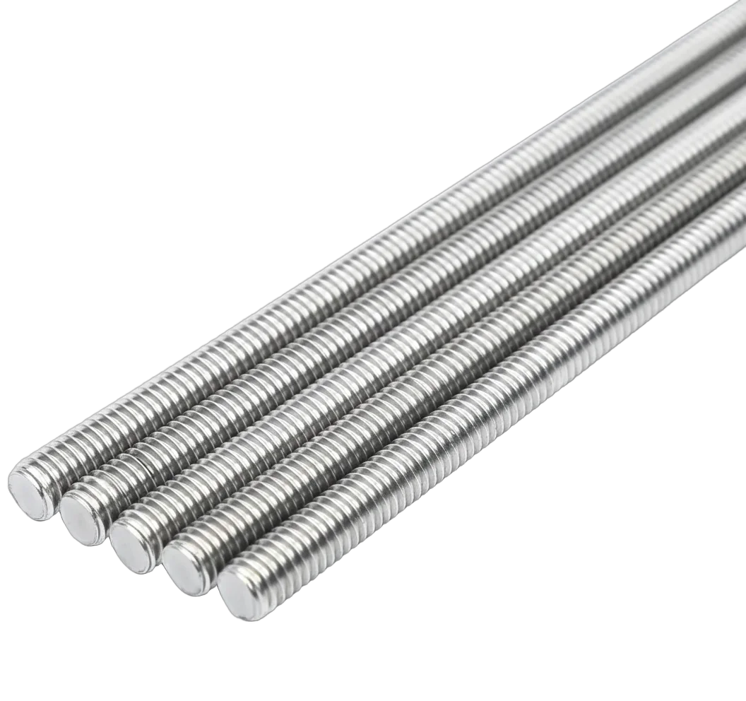 Barra roscada inox 304 - detalhe da rosca